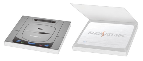 1/4サイズ セガサターン メモ帳【セガストア2012年末大感謝祭】