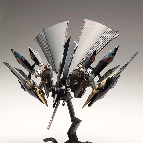 コトブキヤ 飛鉄塊 銀鶏 [黒] DXパック (エビテン限定特典付き)（TシャツサイズS） （TシャツサイズS）