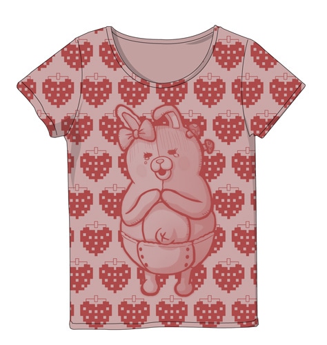 スーパーダンガンロンパ2 モノミガールズカットソーHEATHER PINK GIRLS L HEATHER PINK GIRLS Lサイズ