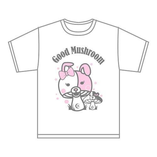 スーパーダンガンロンパ2 マッシュルームTシャツホワイト サイズ：M ホワイト サイズ：M
