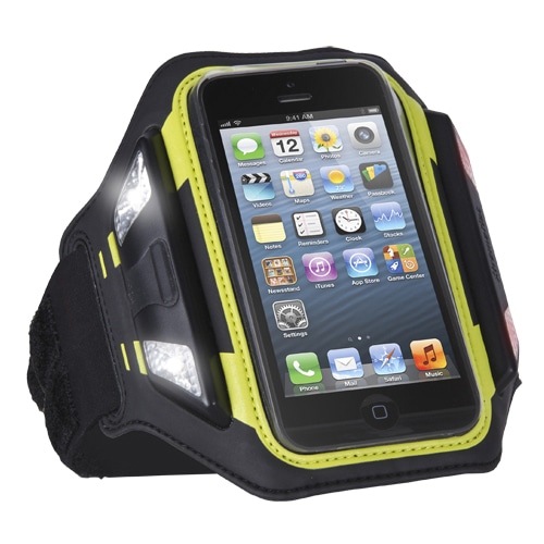 LEDライト付スポーツアームバンド iPhone 5 & iPod touch(第5世代)対応モデル