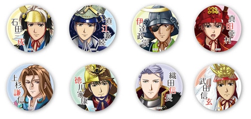 ときめきメモリアルGirl's Side　文化祭 学園演劇 カンバッジセット幻想戦国伝 幻想戦国伝