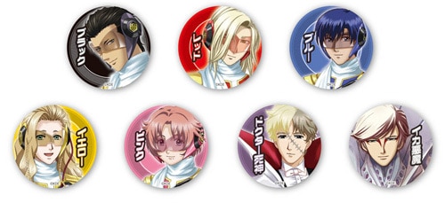 ときめきメモリアルGirl's Side　文化祭 学園演劇 カンバッジセット伝説戦隊プリンスレンジャー 伝説戦隊プリンスレンジャー