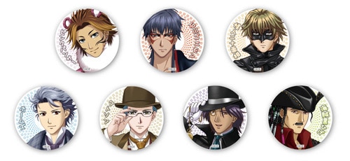 ときめきメモリアルGirl's Side　文化祭 学園演劇 カンバッジセットねらわれた女王のガウン ねらわれた女王のガウン