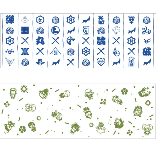 スーパーダンガンロンパ2 手ぬぐいドット ドット