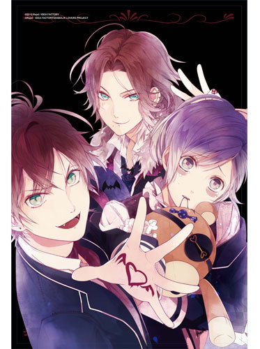 DIABOLIK LOVERS(ディアボリックラヴァーズ) マイクロファイバータオルA（アヤト・カナト・ライト） A（アヤト・カナト・ライト）