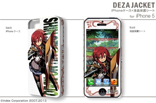 デザジャケット 新・世界樹の迷宮 ミレニアムの少女 iPhone 5ケース&保護シートデザイン04(ラクーナ・シェルドン) デザイン04(ラクーナ・シェルドン)