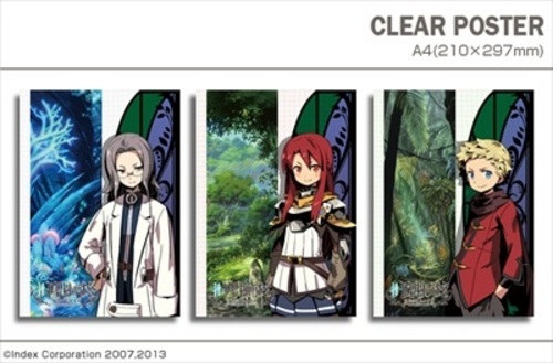 新・世界樹の迷宮 ミレニアムの少女 クリアポスターセットB(サイモン・ラクーナ・アーサー) B(サイモン・ラクーナ・アーサー)