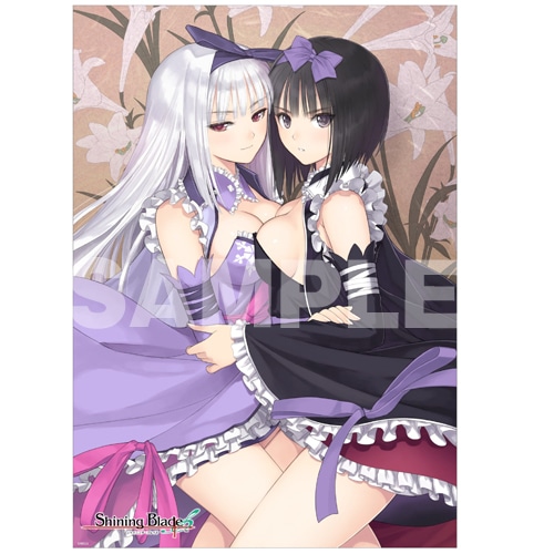 『シャイニング・ブレイド』B2クリアポスター(ユキヒメ&ウラユキヒメ)