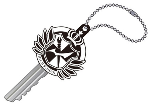 ダンガンロンパ 希望の学園と絶望の高校生 The Animation 校章キーカバー