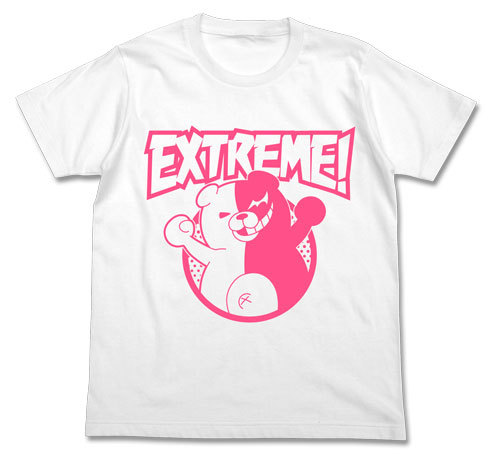 ダンガンロンパ The Animation モノクマEXTREME TシャツWHITE-S WHITE-S