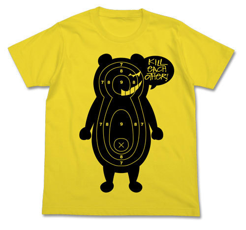 ダンガンロンパ The Animation モノクマターゲットTシャツYELLOW-M YELLOW-M