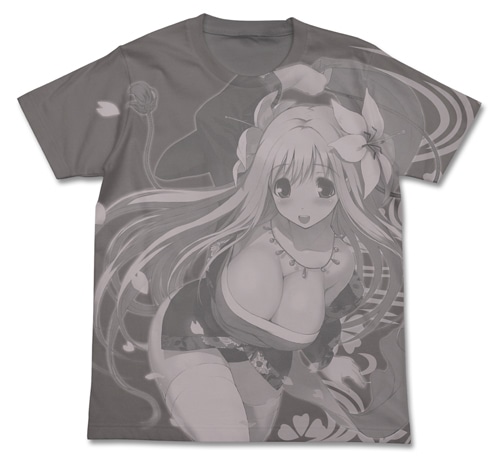 甘皇后(illust津路参汰)Tシャツ 三国志大戦トレーディングカードゲームMEDIUM GRAY-XL MEDIUM GRAY-XL
