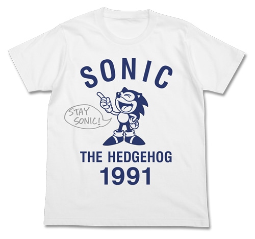 ソニック・ザ・ヘッジホッグ ソニック1991TシャツWHITE-XL WHITE-XL