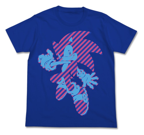 ソニックボーダーグラフィックTシャツROYALBLUE-XL ROYALBLUE-XL