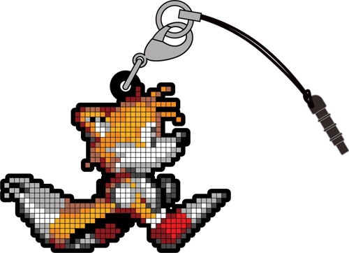 ソニック・ザ・ヘッジホッグ テイルスピクセルラバーストラップ