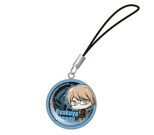 ダンガンロンパThe Animation コウブツヤ クリスタルドームストラップ ちみキャラ十神白夜 十神白夜