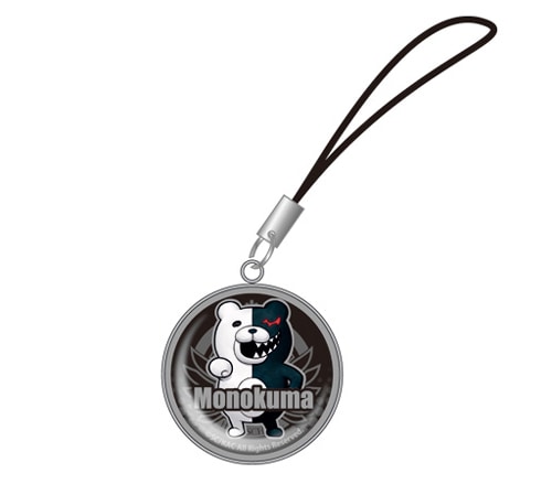 ダンガンロンパThe Animation コウブツヤ クリスタルドームストラップ ちみキャラモノクマ モノクマ