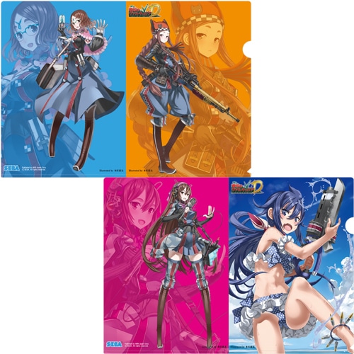 「戦場のヴァルキュリアDUEL」クリアファイル2枚組み(イムカセット)【セガストア2013年末大感謝祭】