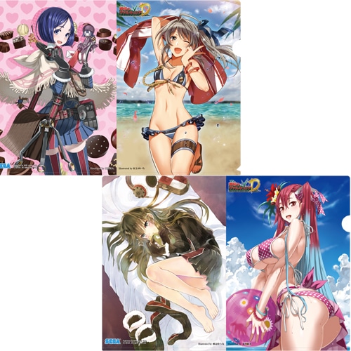 「戦場のヴァルキュリアDUEL」クリアファイル2枚組み(リエラセット)【セガストア2013年末大感謝祭】