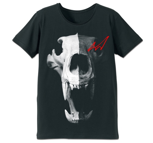 ダンガンロンパ1・2 モノクマスカルTシャツBLACK-S BLACK-S