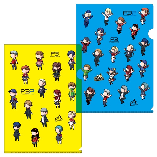 ペルソナ3 &ペルソナ4 クリアファイルセット