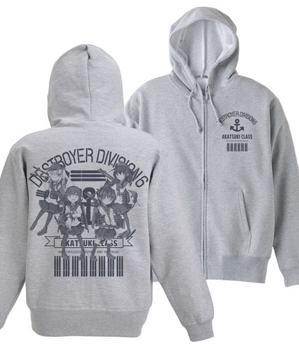 艦隊これくしょん～艦これ～第六駆逐隊パーカーMIX GRAY-M MIX GRAY-M