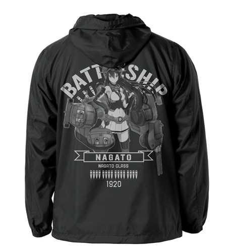 艦隊これくしょん～艦これ～長門フーデッドウインドブレーカーBLACK×RED-M BLACK×RED-M