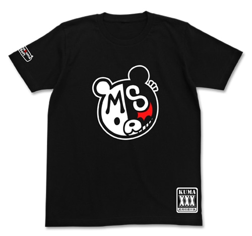 ダンガンロンパ1・2 モノクマソフトTシャツBLACK-L BLACK-L