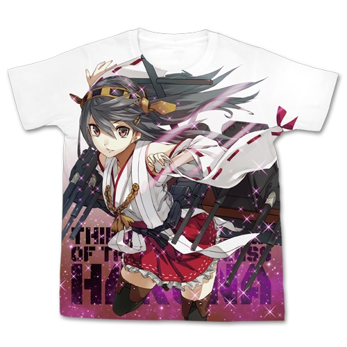 榛名フルグラフィックTシャツ/WHITE-XL～艦隊これくしょん～艦これ～ WHITE-XL