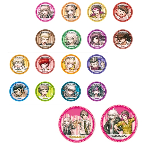 ダンガンロンパ1・2Reload PVCクリアコースター(パック) BOX(BOX購入特典付き)