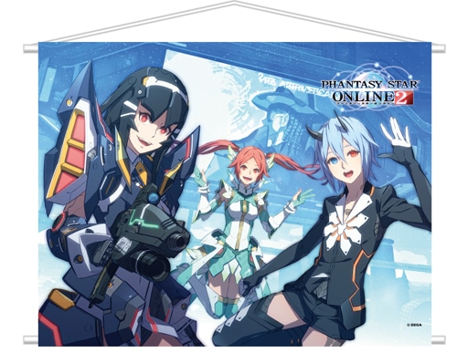 『PSO2』オリジナルB2タペストリー<2周年記念> 【PSO感謝祭2014グッズ】※2025年11月中旬出荷分