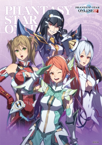 『PSO2』3Dポスター<ガールズ> 【PSO感謝祭2014グッズ】