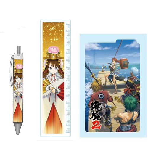 『俺の屍を越えてゆけ2』　グッズセット（ボールペン+ダイカット定規+ドレスステッカー）