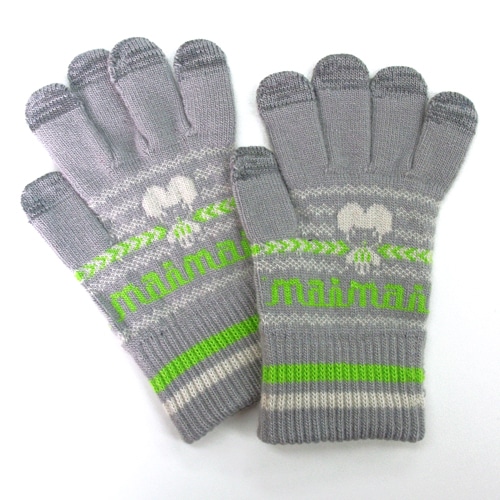 maimaiプレミアム スマホ手袋 グレイなグリーン　～ちゅうくらいサイズ～※2025年11月中旬出荷分