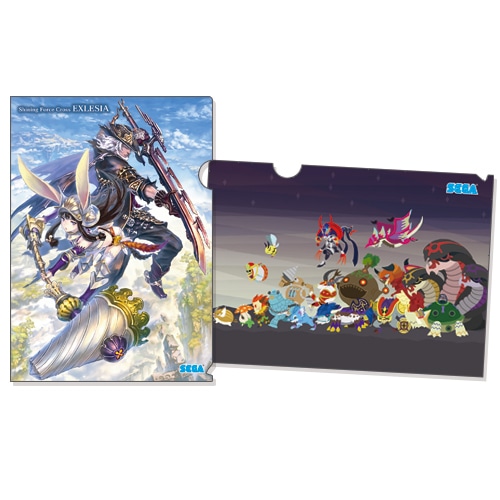 『Shining Force Cross EXLESIA Zenith』特製クリアファイル（2枚セット）【セガ2014夏イベント】