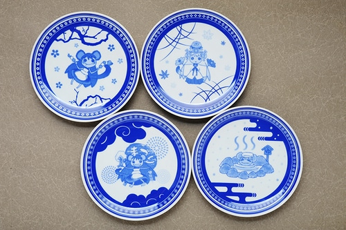 『俺の屍を越えてゆけ2』コーちん和食器 丸皿4種セット 丸皿4種セット