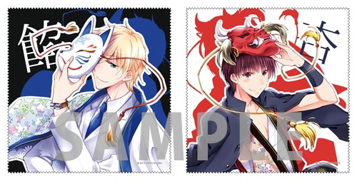 【数量限定】甲羅まる描き下ろし☆雪王子レオ×黒姫豹吾（あんあん男子寮）BL カップリングタオル