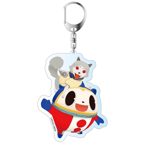 ペルソナQ　クマ＆コロマル　デカキーホルダー