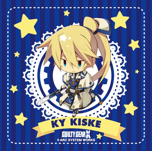 ギルティギア イグザード サイン デフォルメマイクロファイバータオル02　カイ＝キスク 02　カイ＝キスク