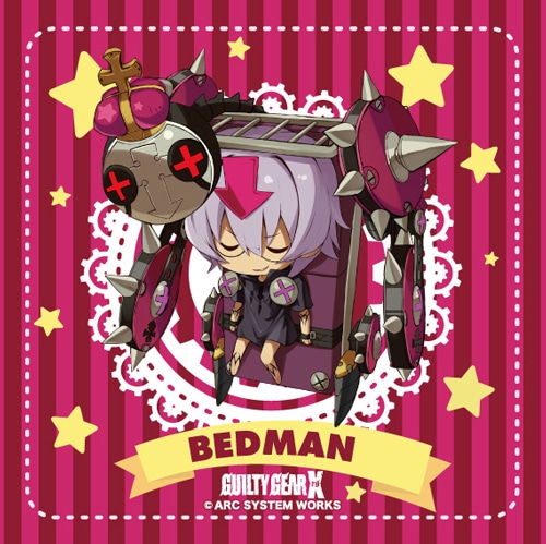 ギルティギア イグザード サイン デフォルメマイクロファイバータオル13　ベッドマン 13　ベッドマン