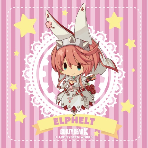 ギルティギア イグザード サイン デフォルメマイクロファイバータオル16　エルフェルト 16　エルフェルト