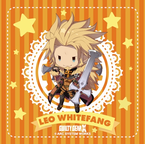 ギルティギア イグザード サイン デフォルメマイクロファイバータオル17　レオ＝ホワイトファング 17　レオ＝ホワイトファング