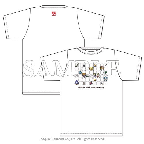 風来のシレン　ドット柄Tシャツ(白地)XL XL