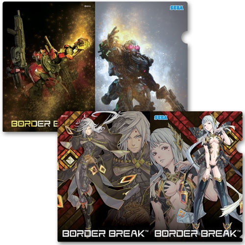 『BORDER BREAK』クリアファイル2枚セット ゼラ・ジーナ&BR