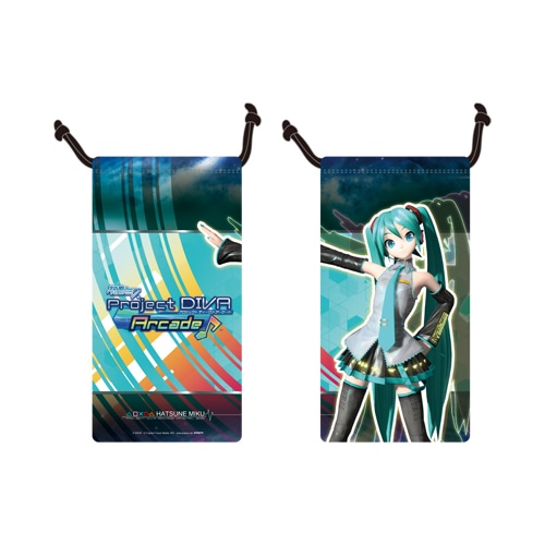 初音ミク Project DIVA Arcade マイクロファイバーポーチ【TGS2015グッズ】