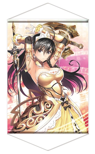 シャイニング・ヒロインズ　B1サイズタペストリー「黄金の雷撃姫 ソニア」【TGS2015グッズ】