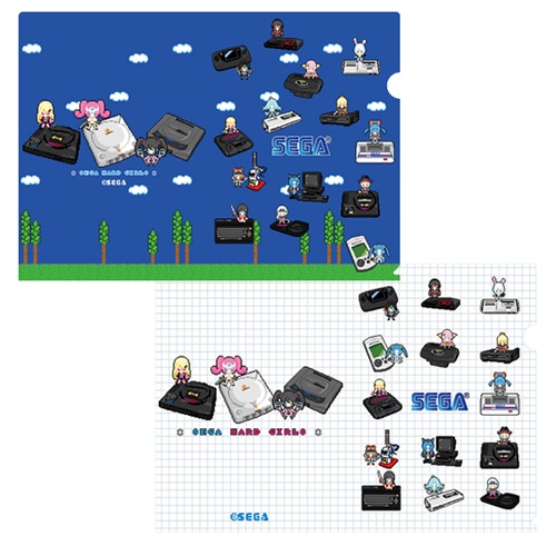 セガハードガールズ　クリアファイル 2枚セット【TGS2015グッズ】