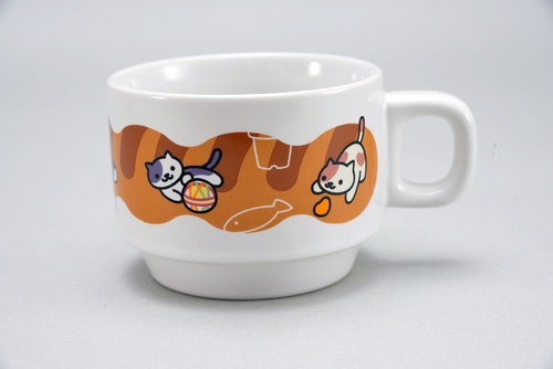 ねこあつめ スタッキングマグ「こ」 「こ」