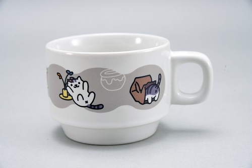 ねこあつめ スタッキングマグ「あ」 「あ」